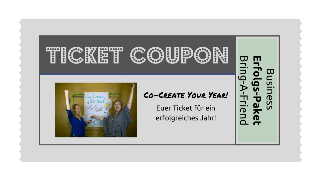TICKET: Co-Create-Your-Year Business-Erfolgs-Paket